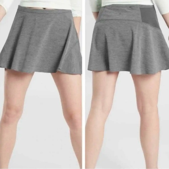 Athleta Match Point 13.5” Gray Size M - Picture 1 of 11